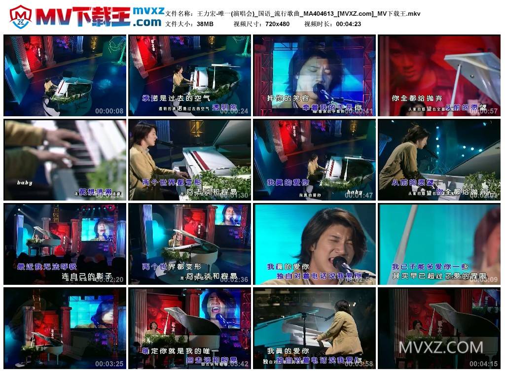 王力宏-唯一(演唱会)_国语_流行歌曲_MA404613